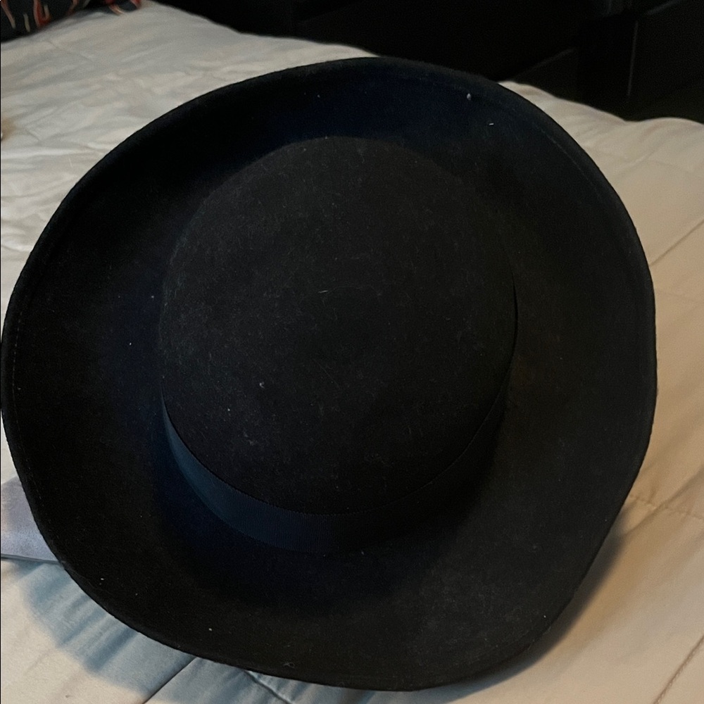 George Black Hat with Bow
